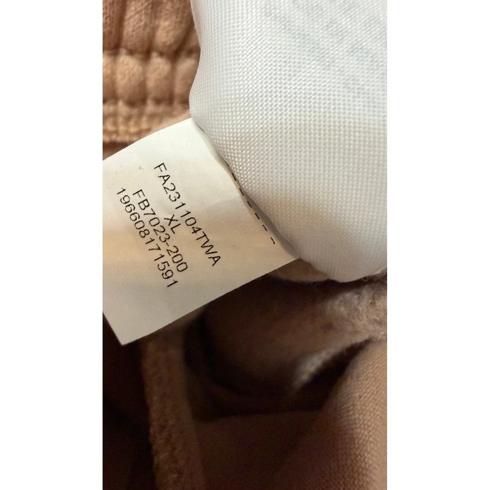 Jordan Flight MVP LOGO Graphic Fleece Shorts Mens Tan Brown Sz XL (FB7023-200)